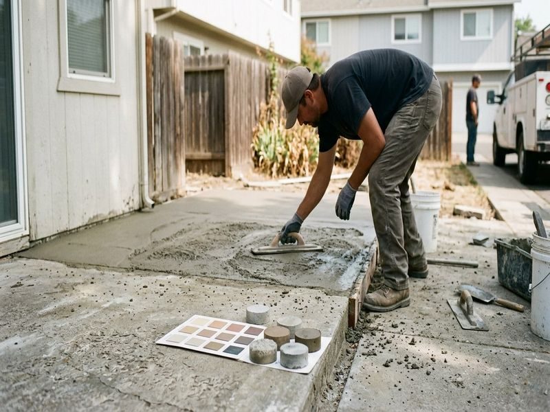 Concrete Patios Bystrum Ca