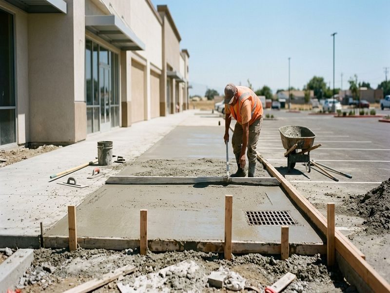 Concrete Sidewalks Walkways Delhi Ca