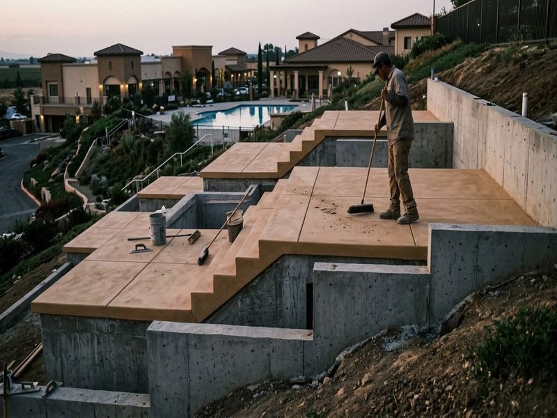 Stamped Decorative Concrete Gustine Ca