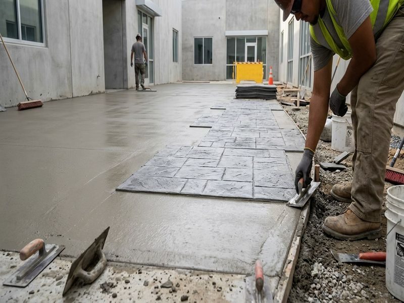 Concrete Sidewalks Walkways Montpellier Ca