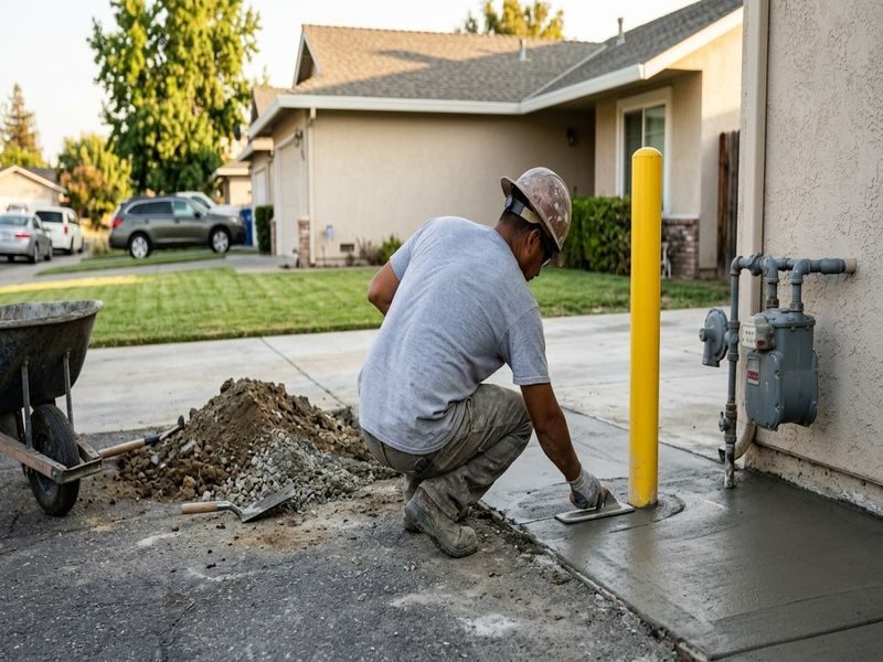 Bollard Core Drilling Modesto Ca