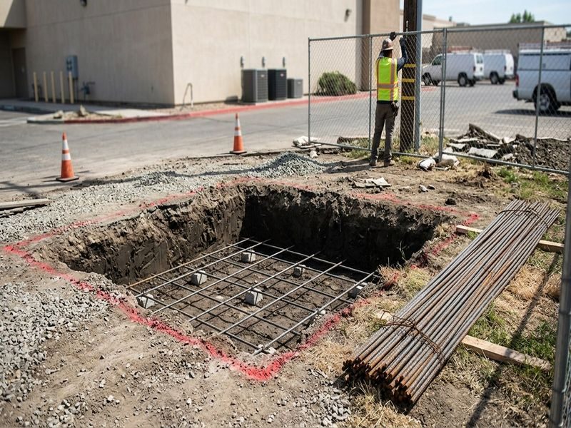 Pad Drainage Slope Modesto Ca