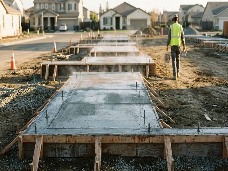Stem Wall Rebar Placement Modesto Ca