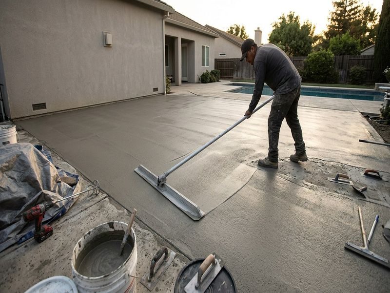 Concrete Pool Decks Modesto Ca