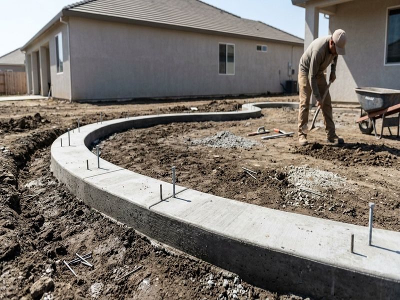Circular Patio Pour Modesto Ca