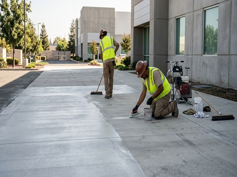 Settlement Crack Repair Modesto Ca
