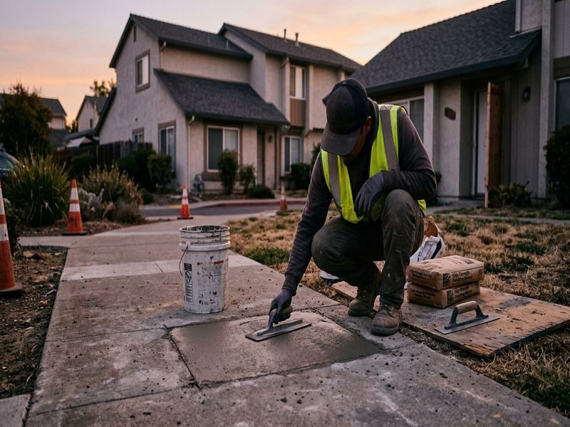 Sidewalk Repair City Notice Modesto Ca