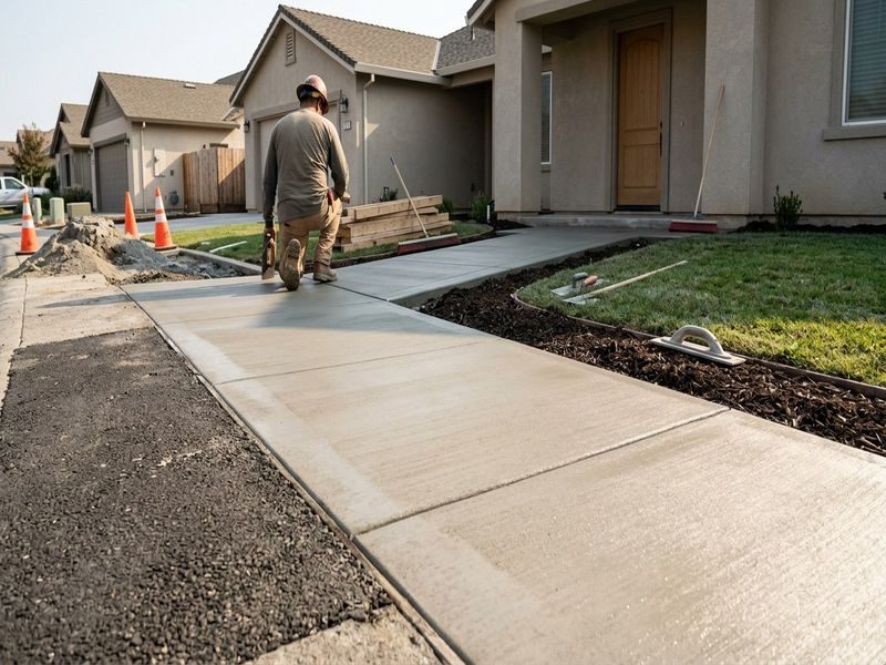 Side Yard Pathway Modesto Ca
