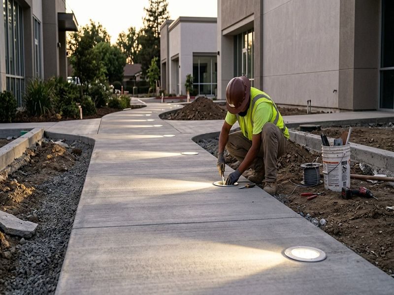 Walkway Edge Detailing Modesto Ca