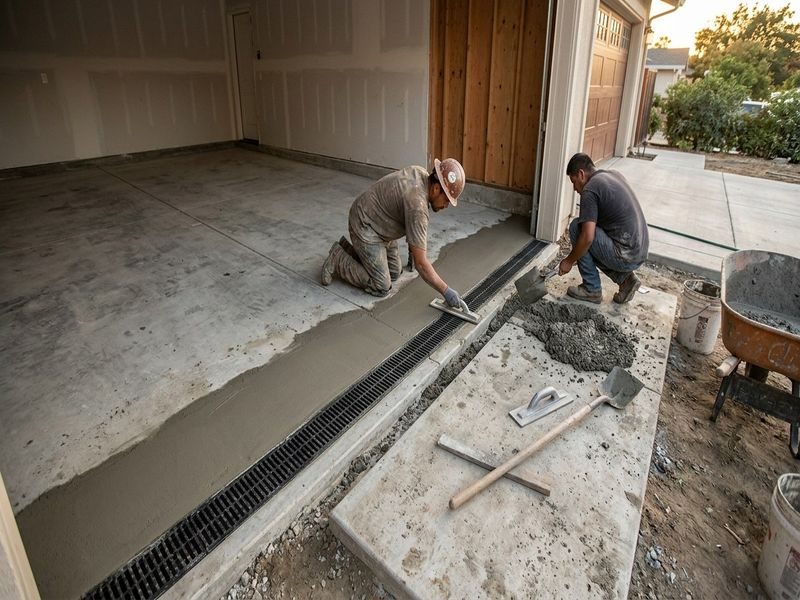 Garage Floor Thickening Modesto Ca