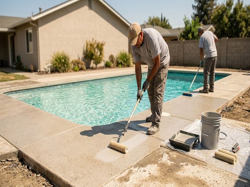 Strip Recoat Old Sealer Modesto Ca