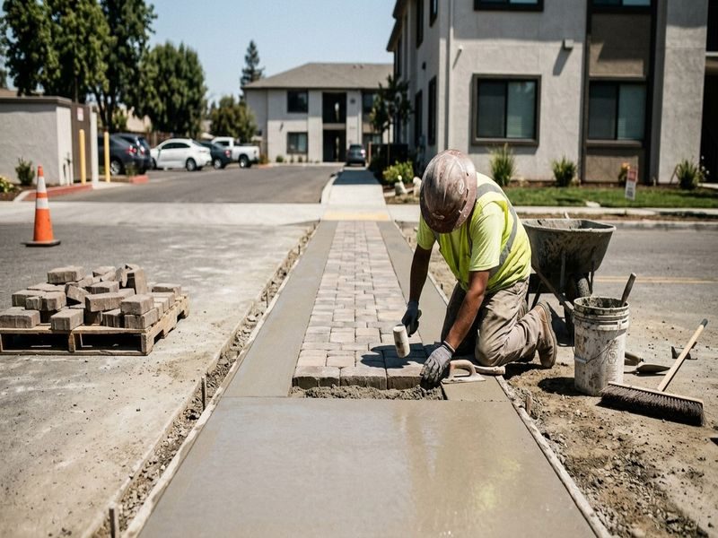 Curved Border Forming Modesto Ca